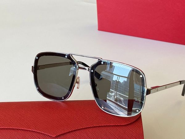 620s designer sunglasses for women mens unique double bridge metal frame gradient black blue square lens fashion female eyewear carti santos, White;black
620s designer sunglasses for women mens unique double bridge metal frame gradient black blue square lens fashion female eyewear carti santos, White;black