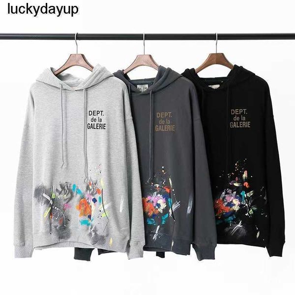 men's hoodies designer sweatshirts galery dept hand painted splash ink graffiti hoodie loose coat men's women's hoodie, Black
men's hoodies designer sweatshirts galery dept hand painted splash ink graffiti hoodie loose coat men's women's hoodie, Black