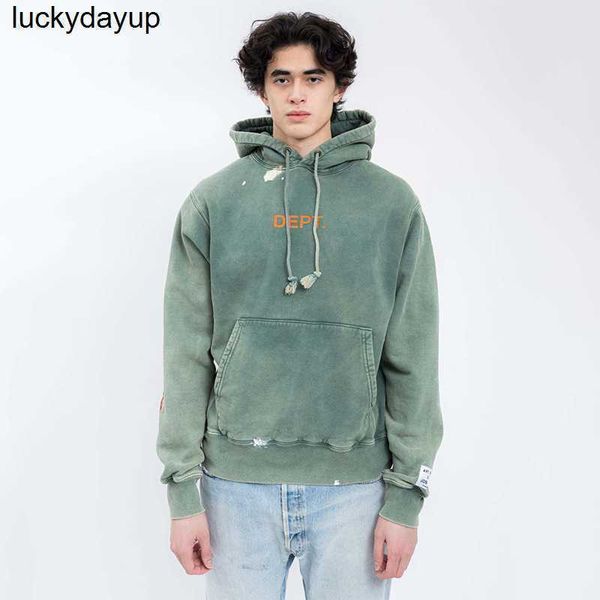 men's hoodies designer sweatshirts galery dept hand-painted speckled lettering printed fashion worn hoodie, Black
men's hoodies designer sweatshirts galery dept hand-painted speckled lettering printed fashion worn hoodie, Black