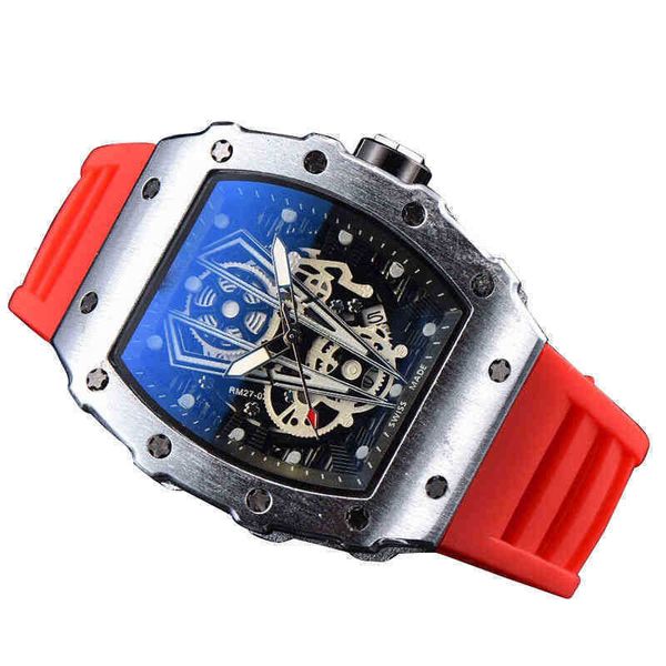 luxurious watch for men richa millies menchanical watches designer fahion automatic high-end handsome wine barrel wristwatch, Slivery;brown
luxurious watch for men richa millies menchanical watches designer fahion automatic high-end handsome wine barrel wristwatch, Slivery;brown