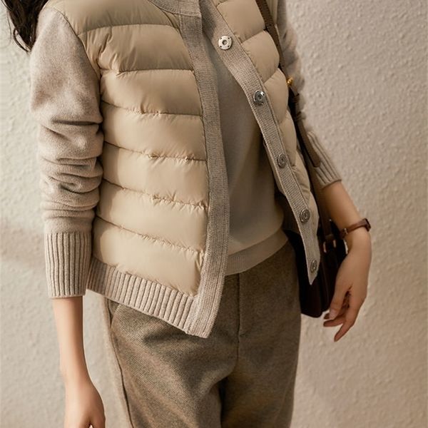 womens down parkas women autumn winter jacket patchwork knitted cotton padded coat parka womens jackets 220929, Black
womens down parkas women autumn winter jacket patchwork knitted cotton padded coat parka womens jackets 220929, Black