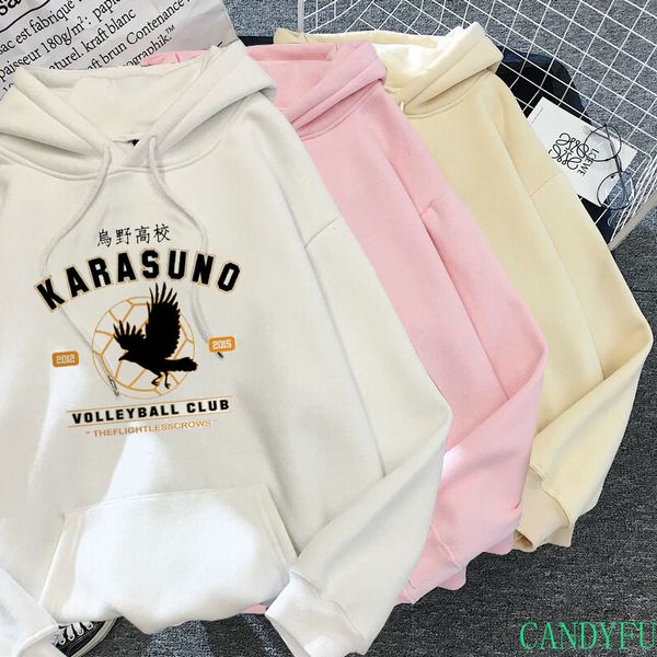 women's hoodies sweatshirts japanese anime 90s hoodie women haikyuu funny karasuno fly high streetwear winter fashion warm sweatshirts, Black
women's hoodies sweatshirts japanese anime 90s hoodie women haikyuu funny karasuno fly high streetwear winter fashion warm sweatshirts, Black