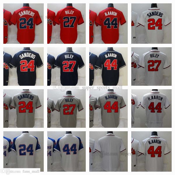 2023 new man women youth baseball jersey boys stitched 24 deion sanders 27 austin riley 44 hank aaron jerseys s-xxxl home away red blue grey, Blue;black
2023 new man women youth baseball jersey boys stitched 24 deion sanders 27 austin riley 44 hank aaron jerseys s-xxxl home away red blue grey, Blue;black