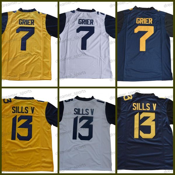 ncaa college football jersey 13 david sills v 7 will grier 2 kenny robinson blue yellow stitched university football mens jerseys, Black
ncaa college football jersey 13 david sills v 7 will grier 2 kenny robinson blue yellow stitched university football mens jerseys, Black
