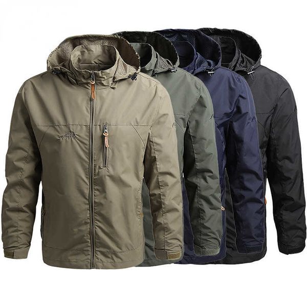men's jackets men's waterproof jackets outdoor hiking hooded windbreaker coat waterproof tactics military jacket men casual 2022 m, Black;brown
men's jackets men's waterproof jackets outdoor hiking hooded windbreaker coat waterproof tactics military jacket men casual 2022 m, Black;brown