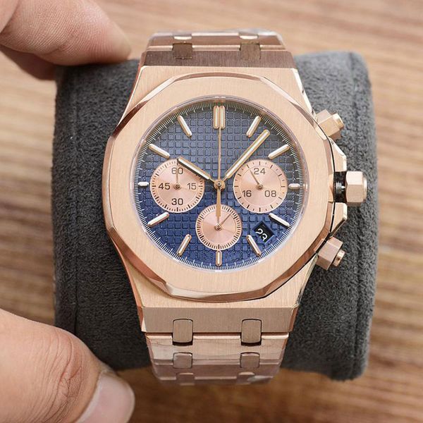 luxury men watch quartz wristwatches stainless steel strap rose gold wristwatch casual fashion designer multifunction watches 42mm montre de, Slivery;brown
luxury men watch quartz wristwatches stainless steel strap rose gold wristwatch casual fashion designer multifunction watches 42mm montre de, Slivery;brown
