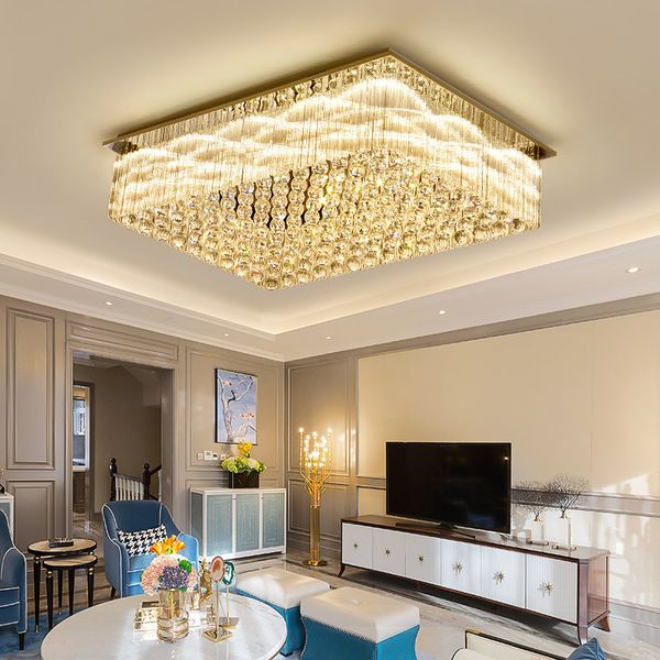 modern new led ceiling lights atmospheric living room crystal ceiling lamps high-end household lighting fixtures rectangular bedroom restaur
modern new led ceiling lights atmospheric living room crystal ceiling lamps high-end household lighting fixtures rectangular bedroom restaur