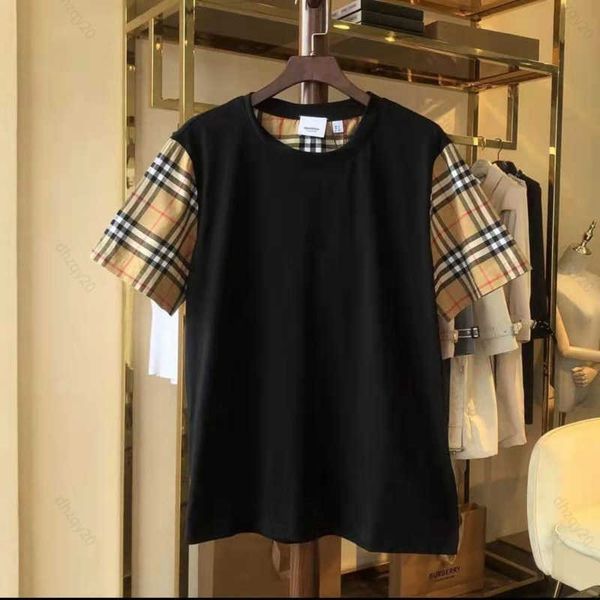designer burbe t shirt summer classic sleeves plaid t-shirts mens and womens cotton round neck shirts letters short sleeve sweatshirts, White
designer burbe t shirt summer classic sleeves plaid t-shirts mens and womens cotton round neck shirts letters short sleeve sweatshirts, White