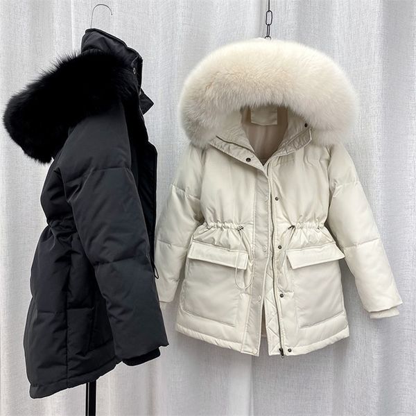 womens down parkas cotton padded fur parka big fur collar down winter jacket women thick warm parkas female outerwear 220929, Black
womens down parkas cotton padded fur parka big fur collar down winter jacket women thick warm parkas female outerwear 220929, Black