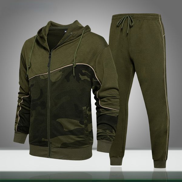 sets tracksuit men two piece sets hooded sweatshirt pants sportswear outfit autumn winter male camouflage joggers suit clothing, Gray
sets tracksuit men two piece sets hooded sweatshirt pants sportswear outfit autumn winter male camouflage joggers suit clothing, Gray