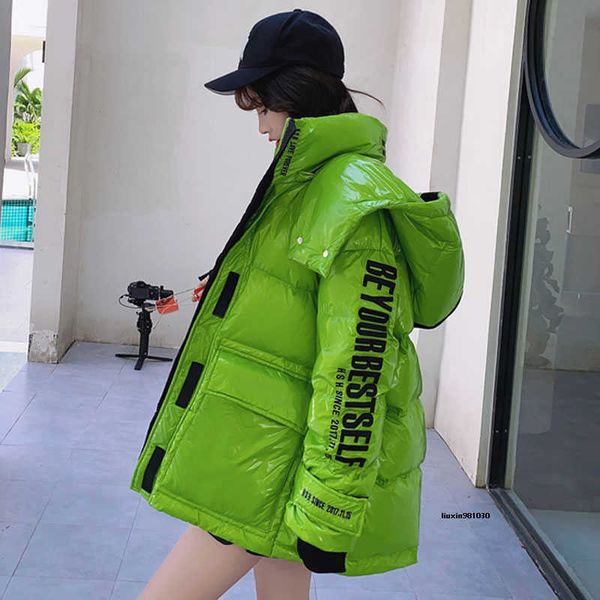 women's down parkas streetwear winter jacket women 2022 candy colors glossy snow down outwear white duck down parkas female thicken war, Black
women's down parkas streetwear winter jacket women 2022 candy colors glossy snow down outwear white duck down parkas female thicken war, Black