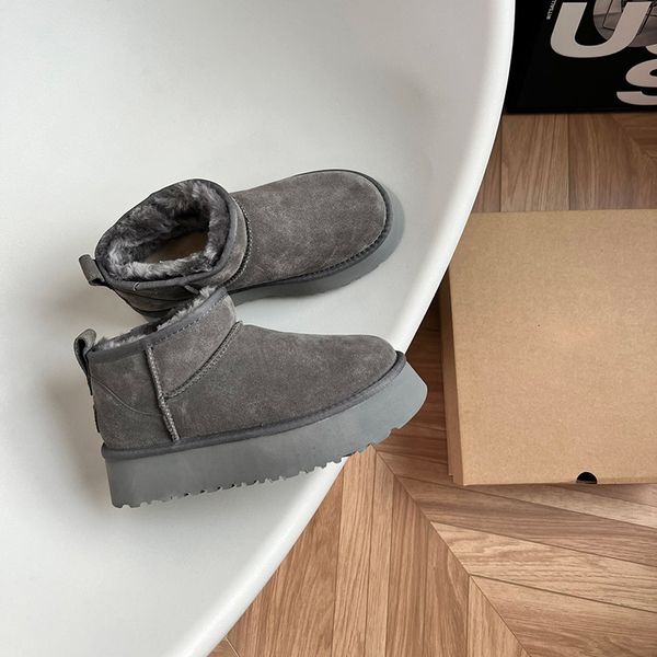 boots winter ultra mini boot platform fur boots designer woman warm australia ankle snow booties real leather warm men shoes eu44, Black
boots winter ultra mini boot platform fur boots designer woman warm australia ankle snow booties real leather warm men shoes eu44, Black