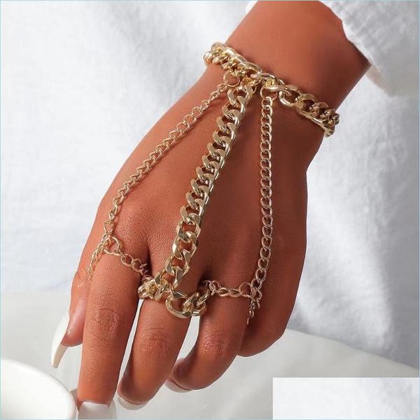 link chain link chain punk goth bohemian gold ring bracelet for women fashion street style friends jewelry accessories party gifts dhycs, Black
link chain link chain punk goth bohemian gold ring bracelet for women fashion street style friends jewelry accessories party gifts dhycs, Black