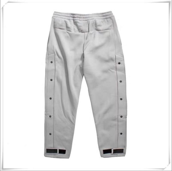 men's pants new loose bungee cotton sports casual pants buttoned slit high waist sweatpants, Black
men's pants new loose bungee cotton sports casual pants buttoned slit high waist sweatpants, Black