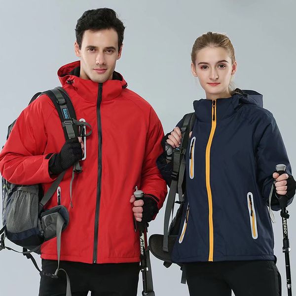 men's jackets autumn and winter plush thickened reflective trench coat logo windproof waterproof and warm work clothes, Black;brown
men's jackets autumn and winter plush thickened reflective trench coat logo windproof waterproof and warm work clothes, Black;brown