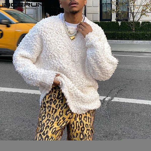 men's sweaters 2022 new men american style solid color comfortable plush round neck casual streetwear loose pullover sweater s-5xl t22, White;black
men's sweaters 2022 new men american style solid color comfortable plush round neck casual streetwear loose pullover sweater s-5xl t22, White;black