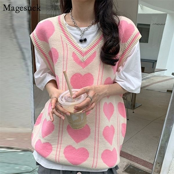 women's vests vintage knitted sweater women autumn winter loose v-neck pullover y2k love print s fashion 22919 220928, Black;white
women's vests vintage knitted sweater women autumn winter loose v-neck pullover y2k love print s fashion 22919 220928, Black;white
