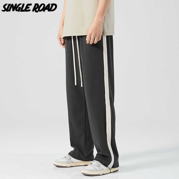 men's pants single road mens baggy sweatpants oversized side striped wide leg joggers male sports trousers streetwear casual pants for, Black
men's pants single road mens baggy sweatpants oversized side striped wide leg joggers male sports trousers streetwear casual pants for, Black