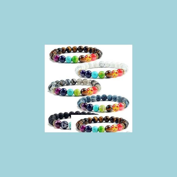 beaded strands classic volcanic stone bracelet bangle for men black lava bead bracelets elastic rope personality gift jewelry couple ottlk 
beaded strands classic volcanic stone bracelet bangle for men black lava bead bracelets elastic rope personality gift jewelry couple ottlk