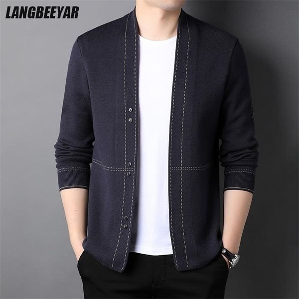 mens sweaters grade wool 5% brand designer fashion knit korean style cardigan men slim fit sweater casual coats jacket mens clothes 220929, White;black
mens sweaters grade wool 5% brand designer fashion knit korean style cardigan men slim fit sweater casual coats jacket mens clothes 220929, White;black