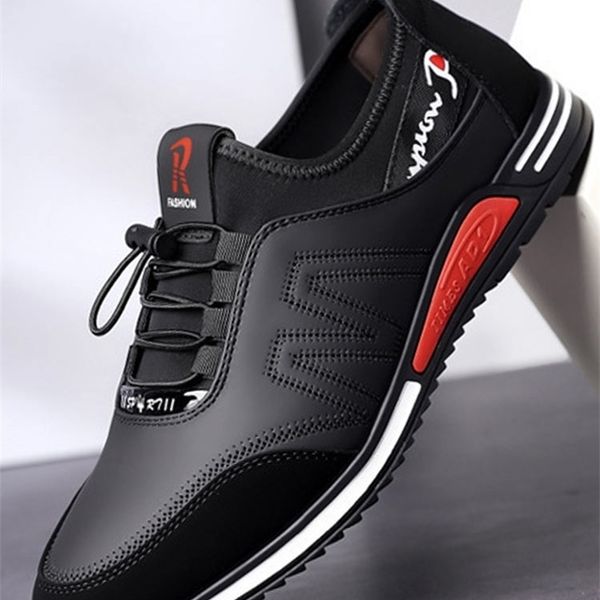 dress shoes men's casual sneakers trend shoe italian breathable leisure male non-slip footwear men 220929, Black
dress shoes men's casual sneakers trend shoe italian breathable leisure male non-slip footwear men 220929, Black