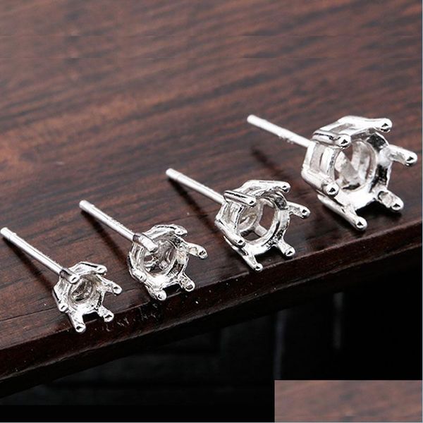 jewelry settings 6 claws zircon stud earrings 925 sterling sier earring diy for women4 sizes girl gift pair/lot drop delivery 2021 jew dh5wc, Slivery;crystal
jewelry settings 6 claws zircon stud earrings 925 sterling sier earring diy for women4 sizes girl gift pair/lot drop delivery 2021 jew dh5wc, Slivery;crystal