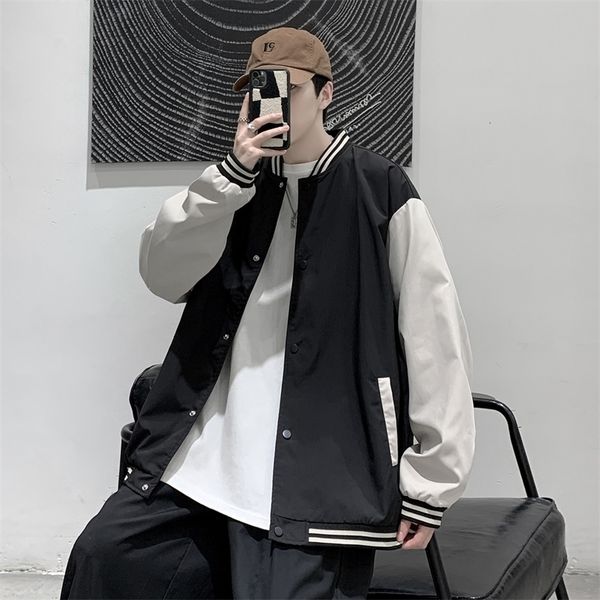 mens jackets autumn patchwork baseball jacket men casual harajuku jackets mens streetwear windbreaker bomber coats outwear clothing 220929, Black;brown
mens jackets autumn patchwork baseball jacket men casual harajuku jackets mens streetwear windbreaker bomber coats outwear clothing 220929, Black;brown