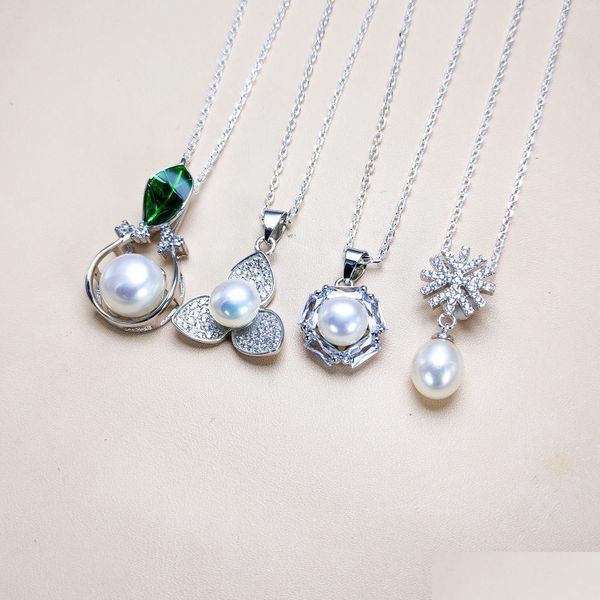 jewelry settings pearl pendant settings 925 sliver 10 styles necklace for women girl fashion jewelry diy wedding gift drop delivery 20 dhbsk, Slivery;crystal
jewelry settings pearl pendant settings 925 sliver 10 styles necklace for women girl fashion jewelry diy wedding gift drop delivery 20 dhbsk, Slivery;crystal