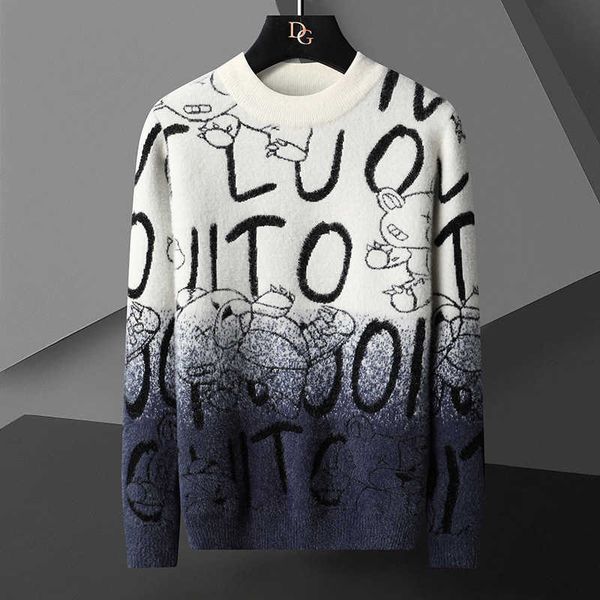 men's sweaters new brand designer mink hair sweater in autumn winter men's fashion korean knitted pullover thickened men's we, White;black
men's sweaters new brand designer mink hair sweater in autumn winter men's fashion korean knitted pullover thickened men's we, White;black