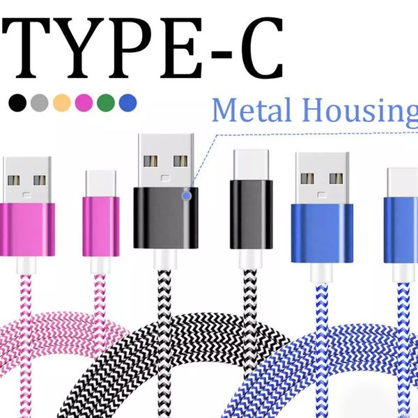 nylon fabric cables copper woven usb data line for samsung type c/mirco/5/6/7 1m 2m 3m charging cable with opp bag nylon fabric cables copper woven usb data line for samsung type c/mirco/5/6/7 1m 2m 3m charging cable with opp bag