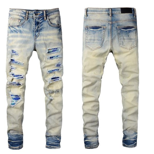 mens pants men's jeans designer black skinny stickers light wash ripped motorcycle rock revival joggers true religions men clothes667 b, Blue
mens pants men's jeans designer black skinny stickers light wash ripped motorcycle rock revival joggers true religions men clothes667 b, Blue