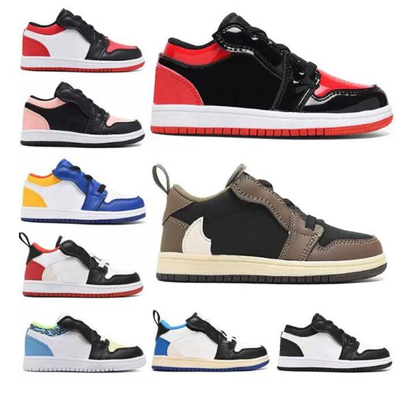 2022 designer kids athletic 1s low help kid basketball shoes game infants royal scotts obsidian black chicago bred outdoor sneakers fashion
2022 designer kids athletic 1s low help kid basketball shoes game infants royal scotts obsidian black chicago bred outdoor sneakers fashion