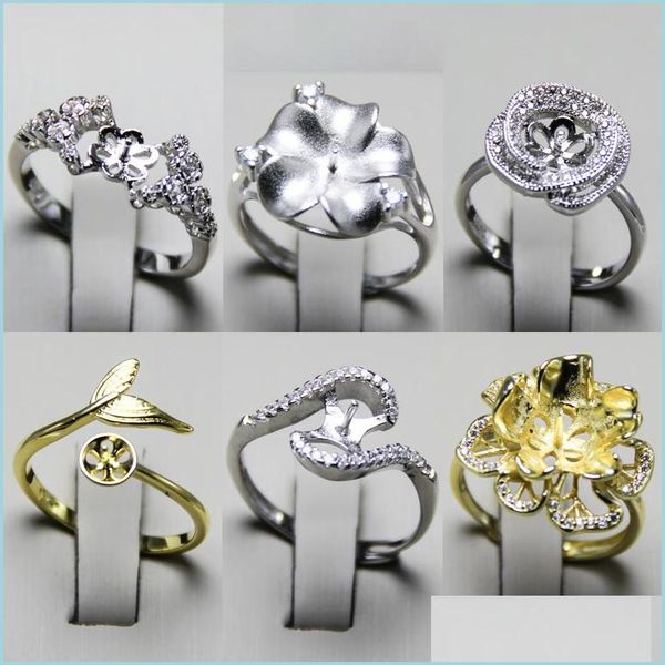 jewelry settings pearl ring settings 925 sier 6 styles diy for women adjustable size jewelry gift statement drop delivery 2021 yydhhom dh632, Slivery;crystal
jewelry settings pearl ring settings 925 sier 6 styles diy for women adjustable size jewelry gift statement drop delivery 2021 yydhhom dh632, Slivery;crystal
