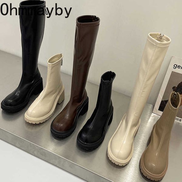boots winter new women thigh high ladies back zippers shoes long platform soft pu leather knight shoe 220929, Black
boots winter new women thigh high ladies back zippers shoes long platform soft pu leather knight shoe 220929, Black