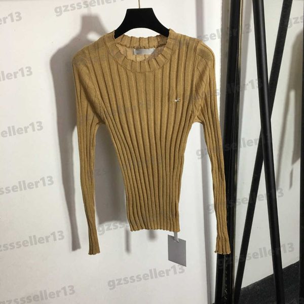 designer women sweaters pearl studded metal brooch decoration womens sweater fashion solid color striped crew neck long sleeve knit sweater, White;black
designer women sweaters pearl studded metal brooch decoration womens sweater fashion solid color striped crew neck long sleeve knit sweater, White;black