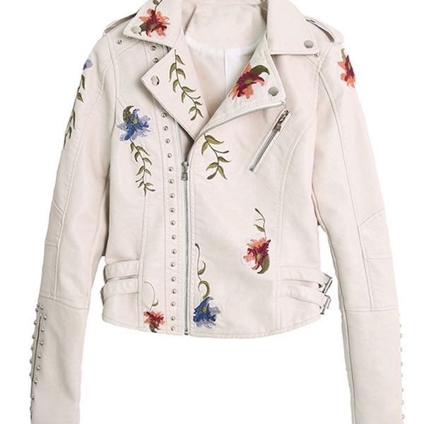 women's leather faux ftlzz women floral print embroidery soft jacket coat turn-down collar casual pu motorcycle black punk outerwear 22
women's leather faux ftlzz women floral print embroidery soft jacket coat turn-down collar casual pu motorcycle black punk outerwear 22