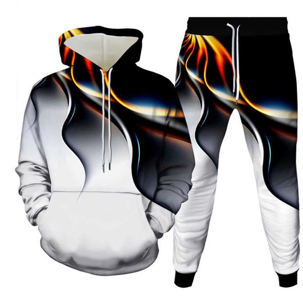 men's tracksuits autumn men fashion 3d tracksuit digital print white color matching male clothes women hoodies trousers 2pcs sets plus, Gray
men's tracksuits autumn men fashion 3d tracksuit digital print white color matching male clothes women hoodies trousers 2pcs sets plus, Gray