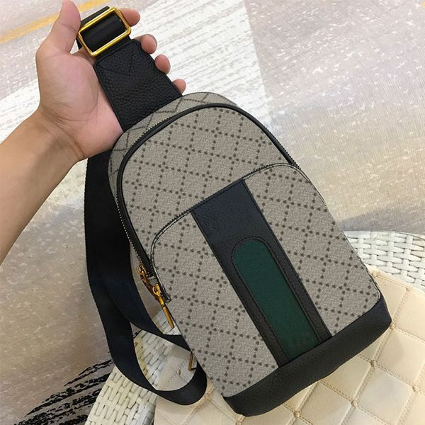 men chest waist bag canvas sports pocket shoulder bags adjustable strap red green ribbon gold hardware fashion letters 5a quality crossbody
men chest waist bag canvas sports pocket shoulder bags adjustable strap red green ribbon gold hardware fashion letters 5a quality crossbody
