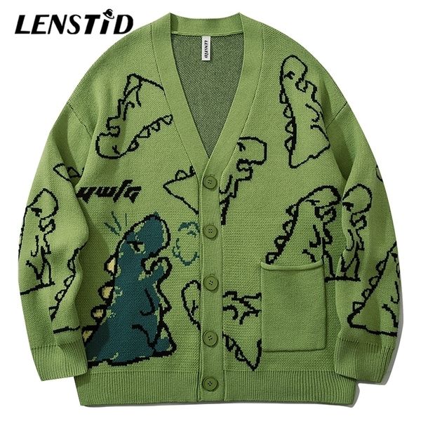 men's sweaters lenstid autumn men knitted cardigan hip hop cute dinosaur jumper sweater streetwear harajuku fashion casual knit jacket, White;black
men's sweaters lenstid autumn men knitted cardigan hip hop cute dinosaur jumper sweater streetwear harajuku fashion casual knit jacket, White;black
