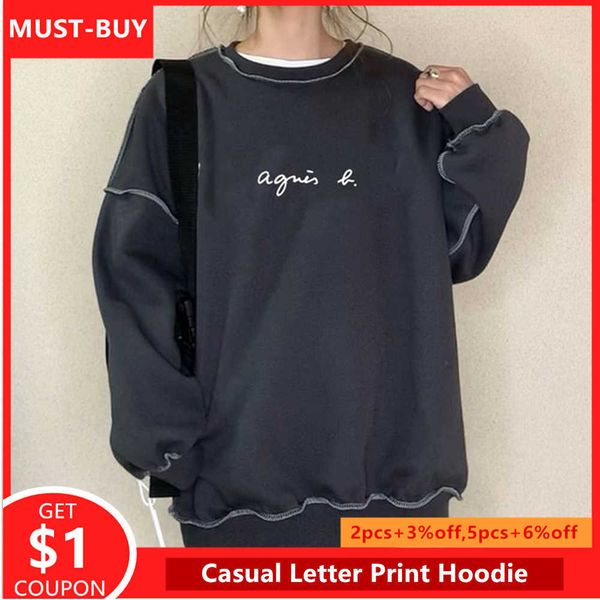 women's hoodies sweatshirts streetwear hoodies women 2022 round neck letter print ladies pullover patchwork casual female clothing swea, Black
women's hoodies sweatshirts streetwear hoodies women 2022 round neck letter print ladies pullover patchwork casual female clothing swea, Black
