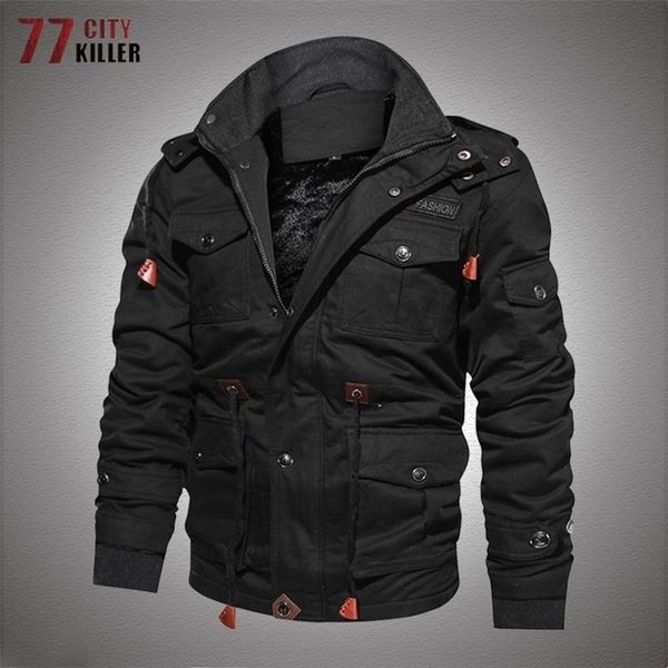 mens jackets winter military fleece jackets men thick warm bomber tactical jacket outwear male thermal hooded windbreaker coats mens clothes, Black;brown
mens jackets winter military fleece jackets men thick warm bomber tactical jacket outwear male thermal hooded windbreaker coats mens clothes, Black;brown