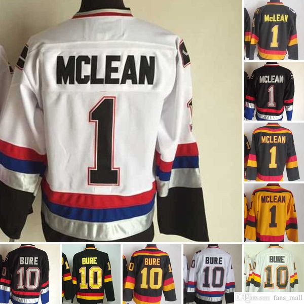 movie ccm vintage ice hockey 1 kirk mclean jerseys 10 pavel bure men embroidery jersey black yellow white, Black;red
movie ccm vintage ice hockey 1 kirk mclean jerseys 10 pavel bure men embroidery jersey black yellow white, Black;red
