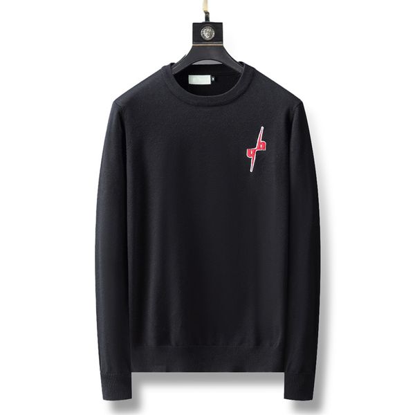 brand crew neck designer sweater men's women's classic letters casual napped men autumn and winter warm sweaters soft knitted pull, White;black
brand crew neck designer sweater men's women's classic letters casual napped men autumn and winter warm sweaters soft knitted pull, White;black