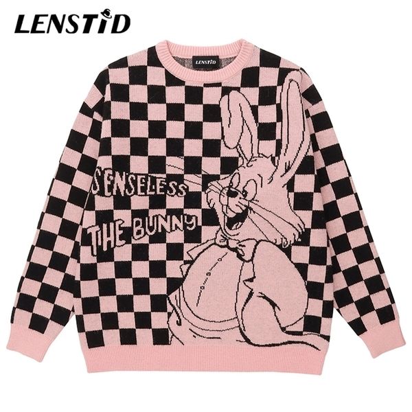 men's sweaters lenstid autumn men plaid knitted jumper hip hop the bunny graphic streetwear harajuku casual knit pullover hipster 22093, White;black
men's sweaters lenstid autumn men plaid knitted jumper hip hop the bunny graphic streetwear harajuku casual knit pullover hipster 22093, White;black