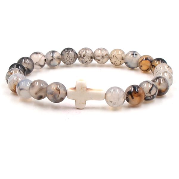 natural stone cross bracelet charm beaded elastic bracelets men women christian jewelry gifts, Black
natural stone cross bracelet charm beaded elastic bracelets men women christian jewelry gifts, Black