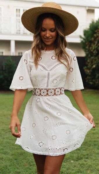 women's knits & tees women's clothing new open back cut out tassel lace dress for women in summer of 2019, White
women's knits & tees women's clothing new open back cut out tassel lace dress for women in summer of 2019, White