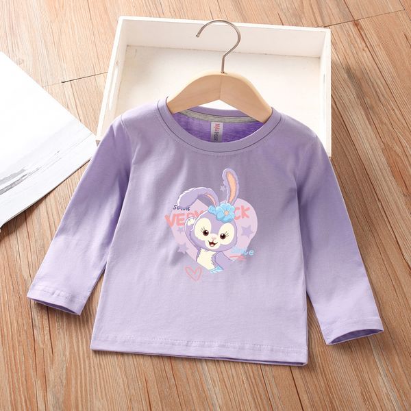 disney warm long sleeved t-shirt pure cotton spring autumn round neck rabbit printing base coat classic, Blue
disney warm long sleeved t-shirt pure cotton spring autumn round neck rabbit printing base coat classic, Blue