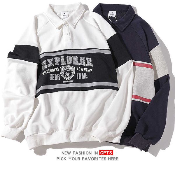 women's hoodies sweatshirts autumn winter fashion hoodie women and men harajuku polo sweatshirts letter bear print contrast stitching, Black
women's hoodies sweatshirts autumn winter fashion hoodie women and men harajuku polo sweatshirts letter bear print contrast stitching, Black