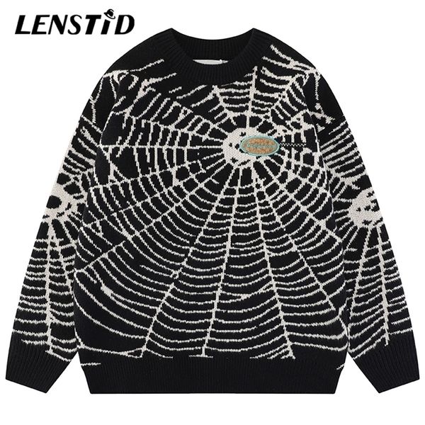 men's sweaters lenstid autumn men knitted hip hop spider web graphic jumper streetwear harajuku fashion casual pullovers clothes black, White;black
men's sweaters lenstid autumn men knitted hip hop spider web graphic jumper streetwear harajuku fashion casual pullovers clothes black, White;black