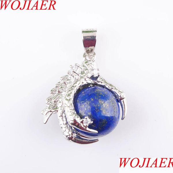 pendant necklaces natural dragon claw pendant round lapis lazi stones pendum necklace for men women jewelry reiki amet gift n3113 dro dh3vd, Silver
pendant necklaces natural dragon claw pendant round lapis lazi stones pendum necklace for men women jewelry reiki amet gift n3113 dro dh3vd, Silver